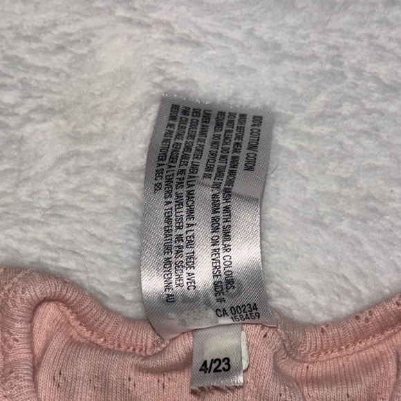 (3 for $10) ANKO Pink Baby onesie Bodysuit 100% cotton 3-6 months - Picture 7 of 8